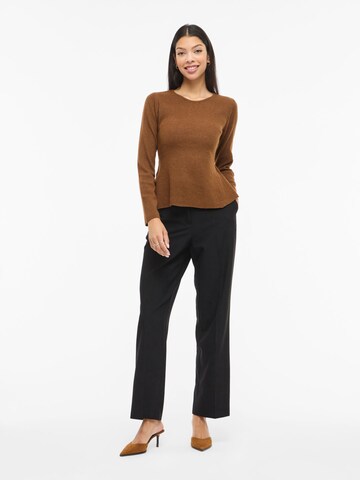 VILA Sweater 'VIMable' in Brown