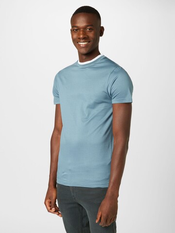 BURTON MENSWEAR LONDON Shirt in Blauw: voorkant