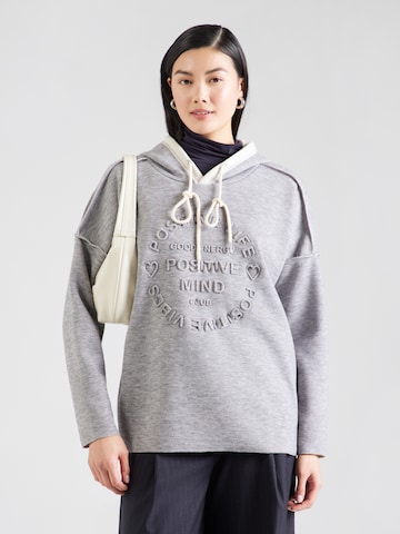 Zwillingsherz Pulóver - szürke: elől