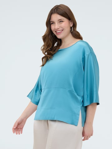 Fiorella Rubino Blouse in Blauw: voorkant