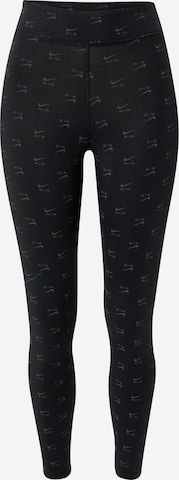 Nike Sportswear Legginsy 'Air' w kolorze czarny: przód