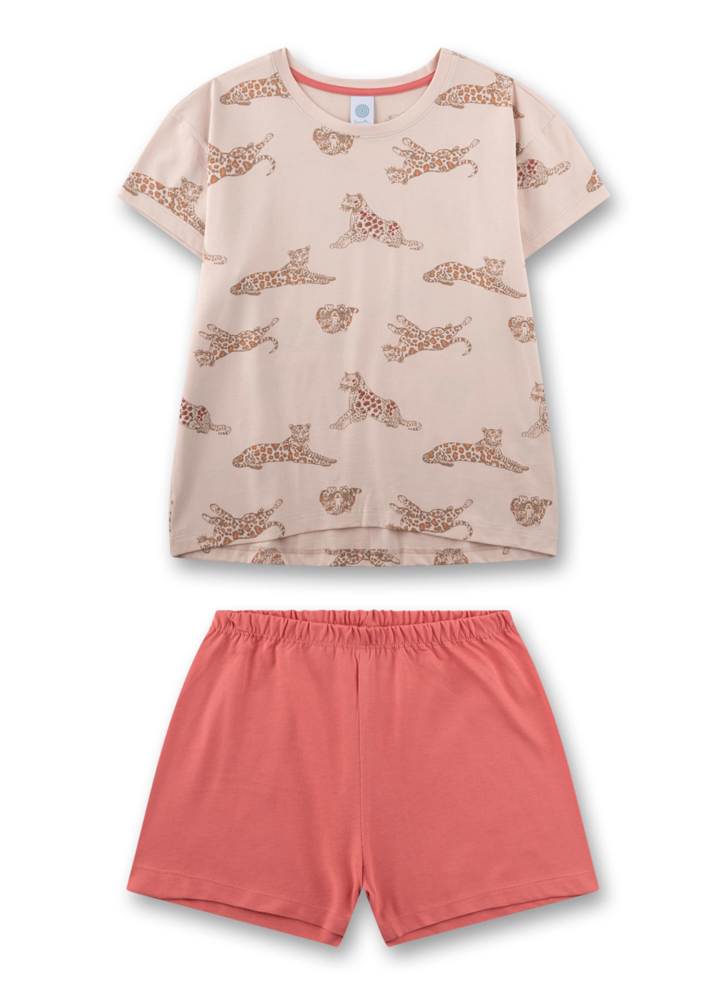 Sanetta Pajamas in Orange: front