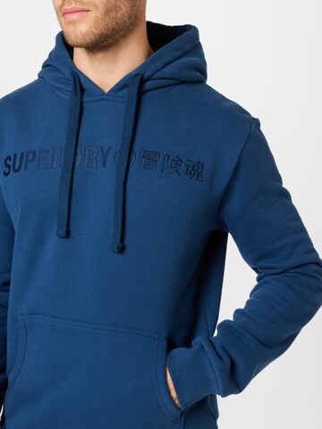 SuperdrySweater majica - plava boja