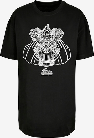 Merchcode Oversized shirt 'Thin Lizzy - Rocker' in Zwart: voorkant