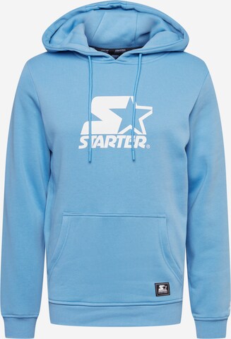 Sweat-shirt Starter Black Label en bleu : devant