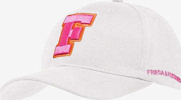 Frieda & Freddies NY Cap in White: front