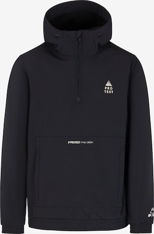 PROTEST Sportjacke 'PRTGALAXY' in Schwarz: Vorderseite