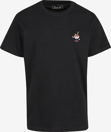 Mister Tee T-Shirt 'Peace Noodles' in Schwarz: Vorderseite