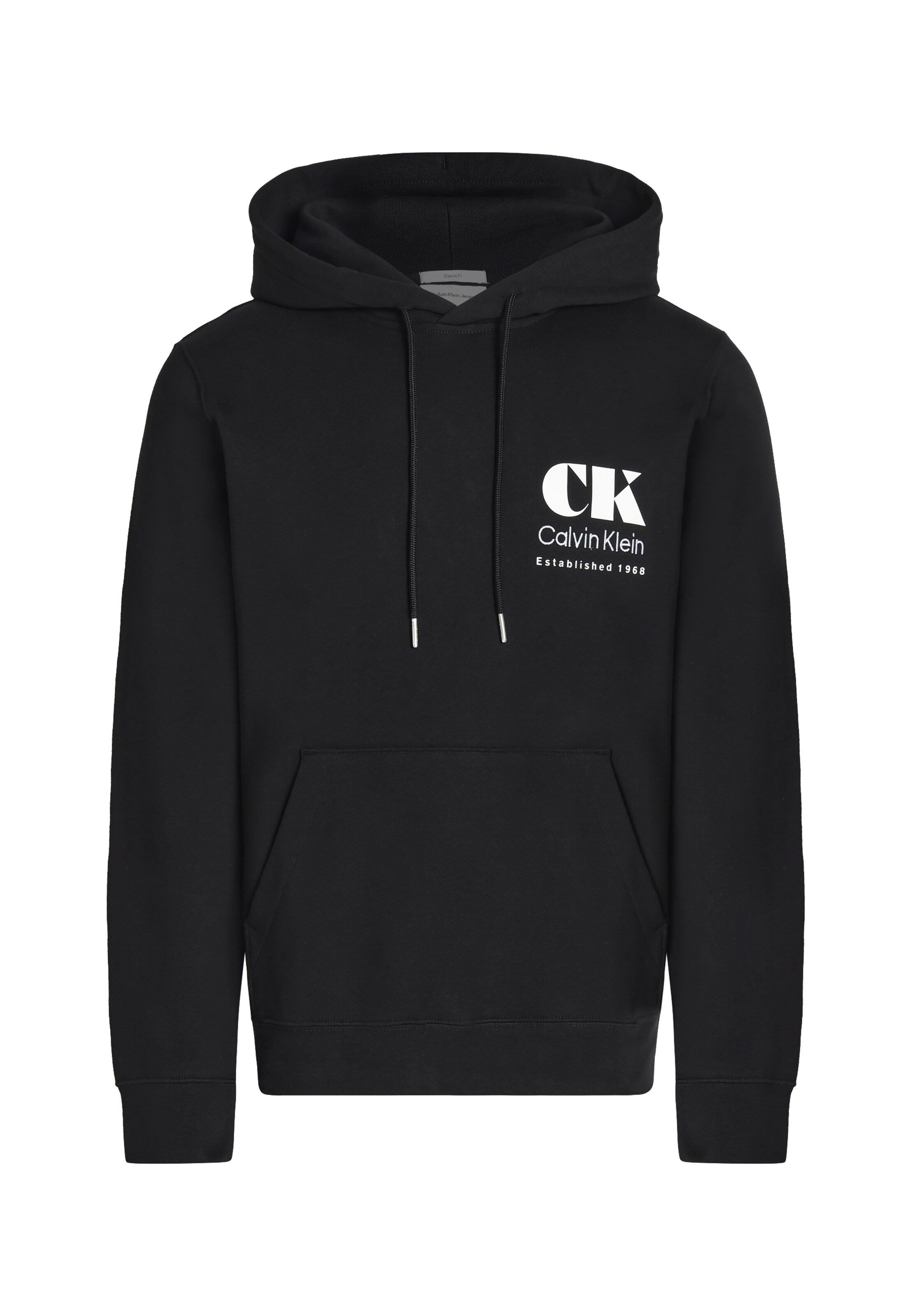 Felpa di Calvin Klein Jeans in nero: frontale