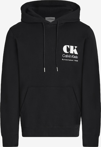 Felpa di Calvin Klein Jeans in nero: frontale