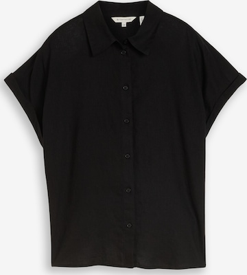 TOM TAILOR Bluse in Schwarz: Vorderseite