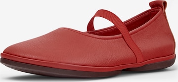 CAMPER Ballerina met riempjes ' Right Nina ' in Rood: voorkant