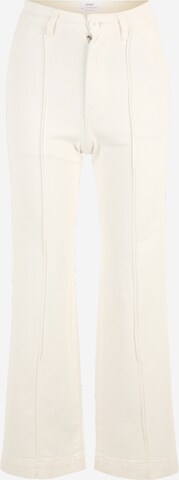 Wide Leg Pantalon à plis Cotton On Petite en blanc : devant