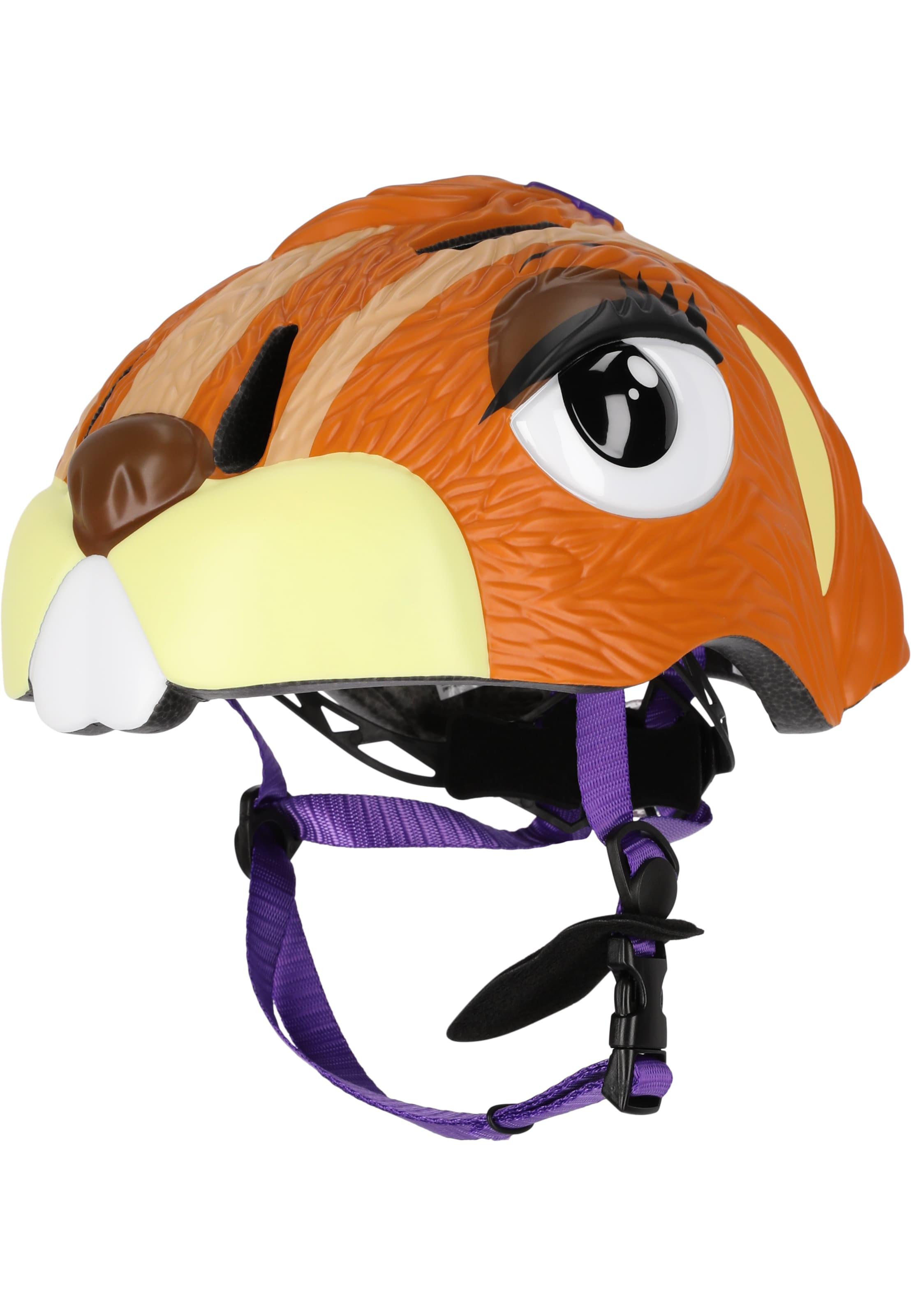 Crazy Safety Fahrradhelm 'Chipmunk' in Orange: Vorderseite