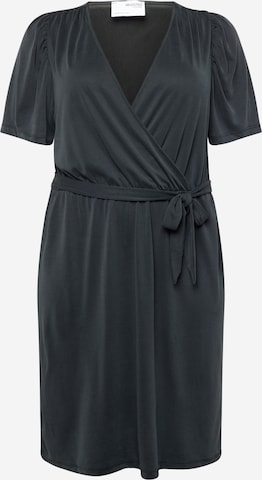 Selected Femme Curve Dress 'LENIA' in Black: front