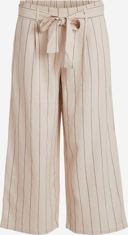 VILA Wide leg Broek in Beige