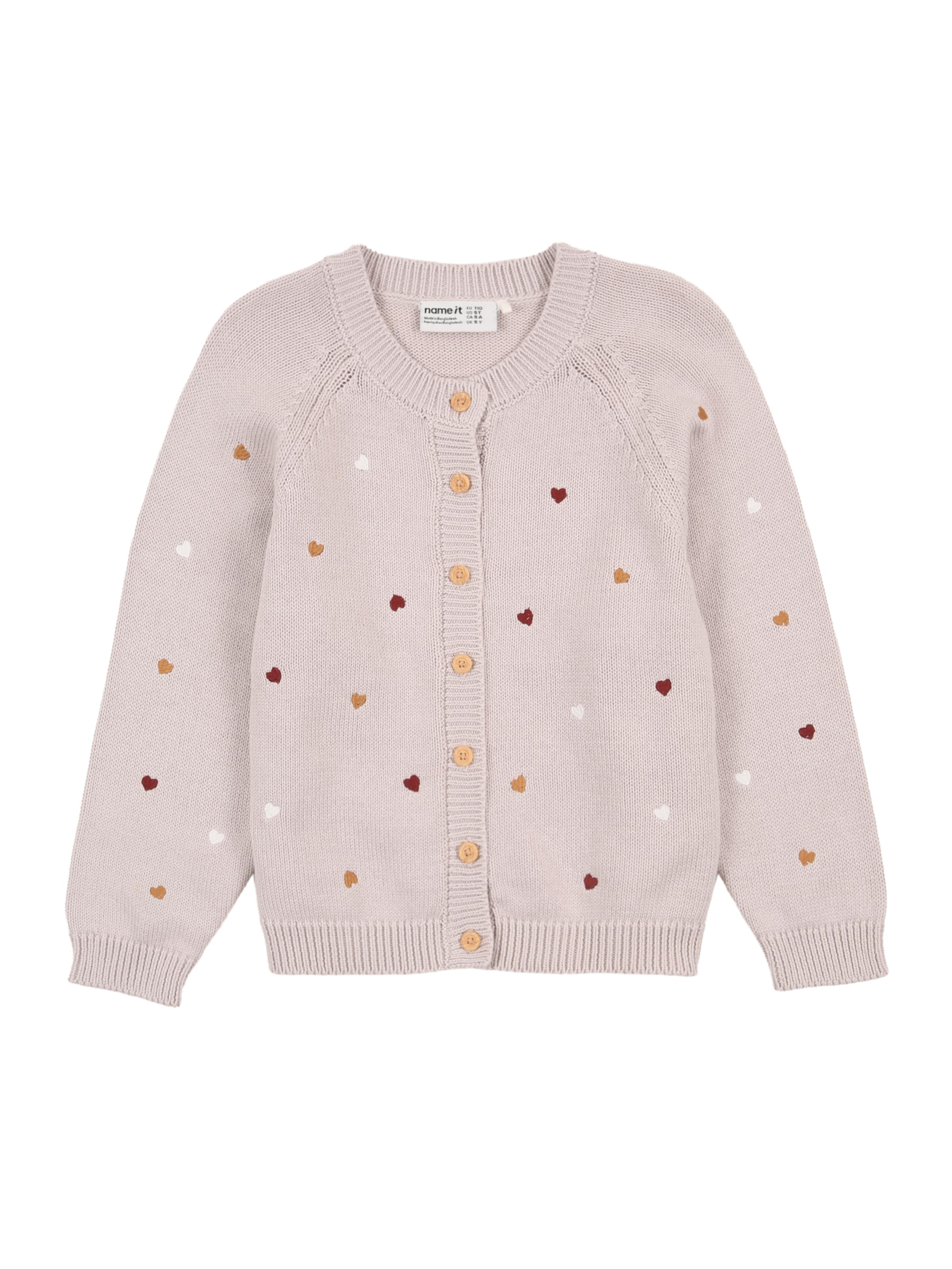 NAME IT Πλεκτή ζακέτα 'NMFTEART' σε λιλά: μπροστά