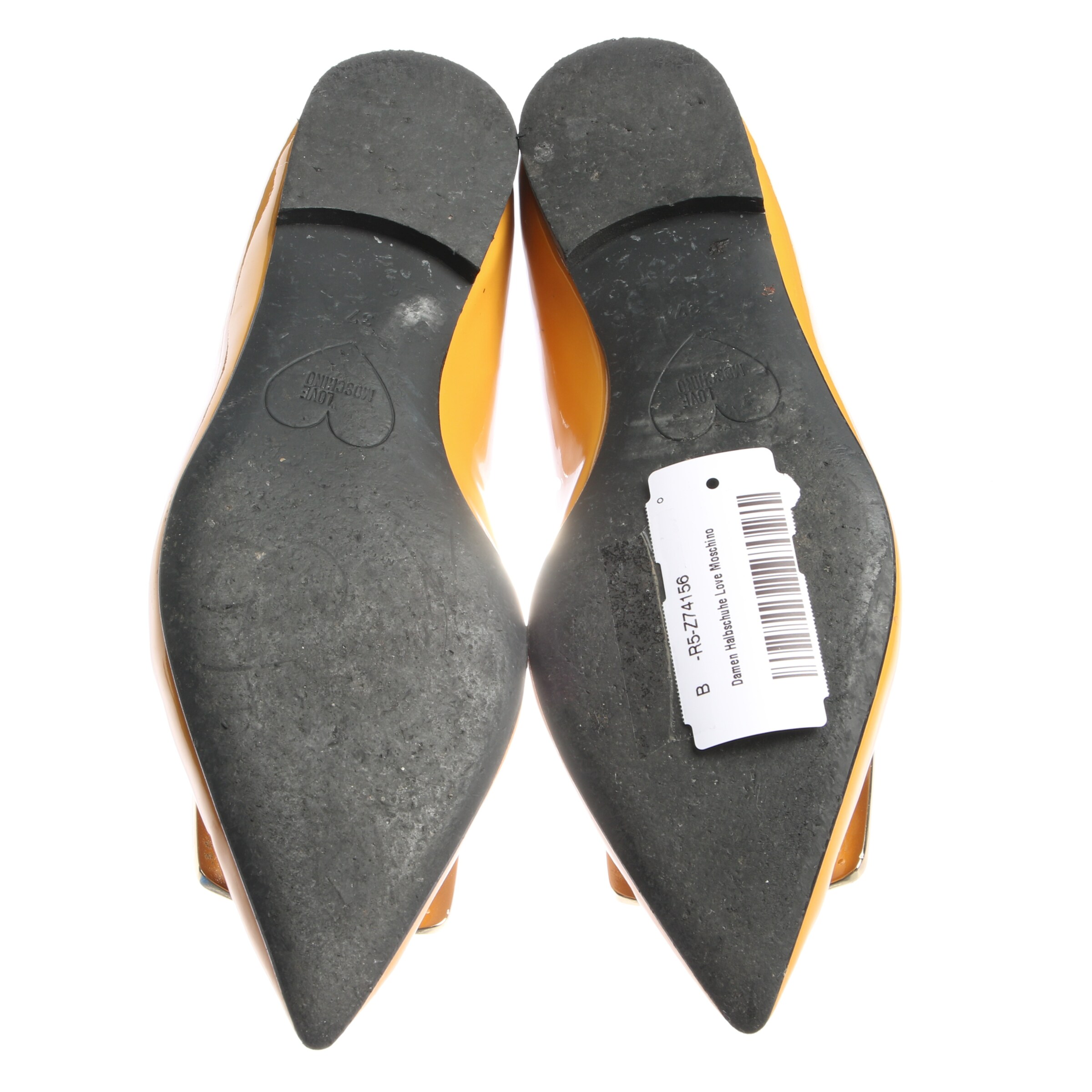 Love Moschino Flats & Loafers in 37 in Orange