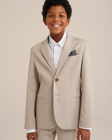 WE Fashion Suit Jacket in Beige: front