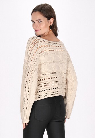 faina Trui in Beige