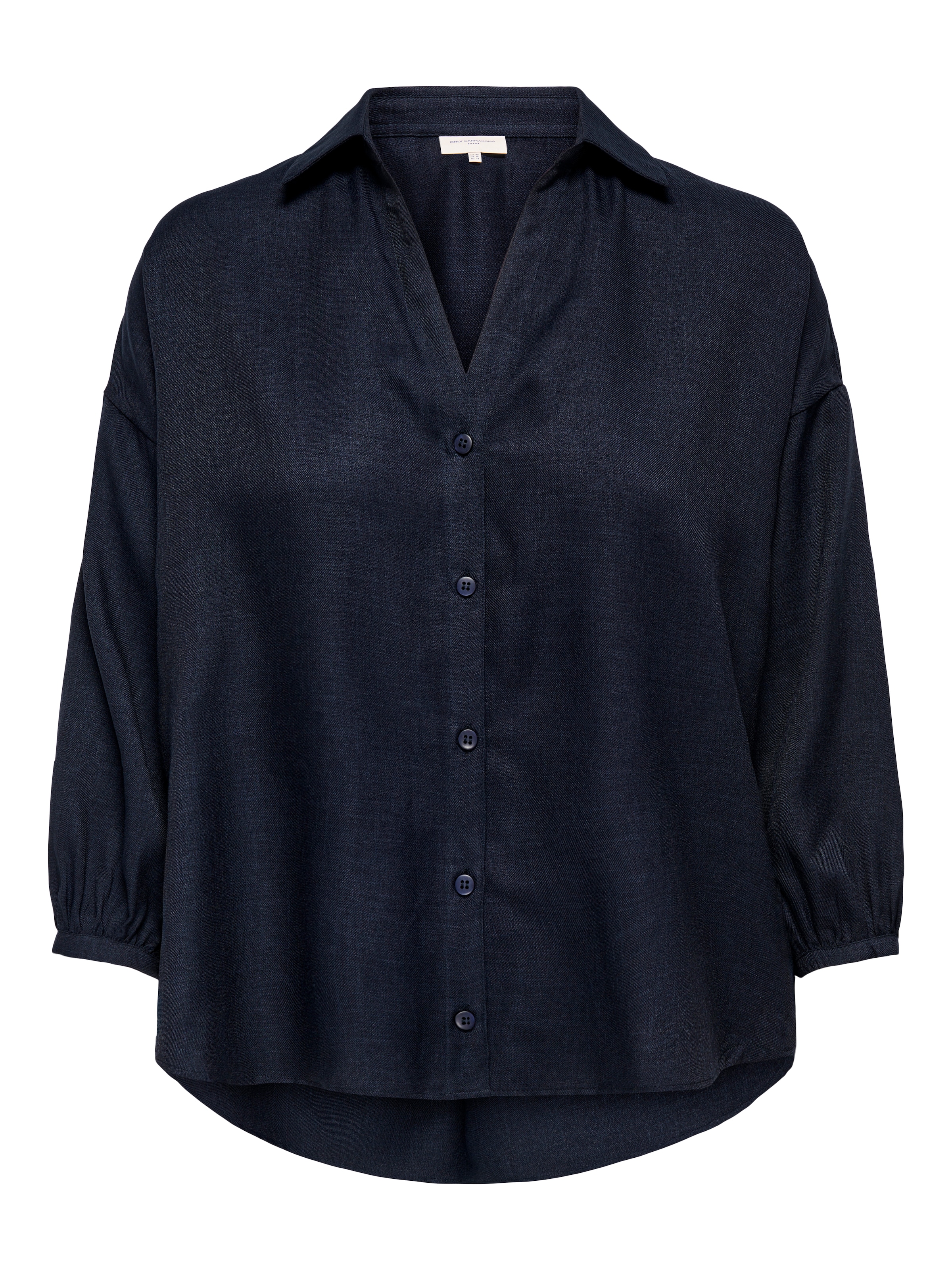 ONLY Carmakoma Bluse 'CARLulu' i blå: forside