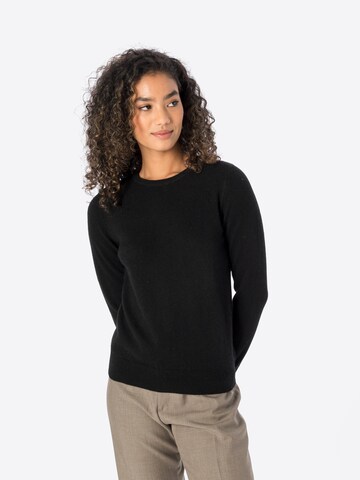 Davida Cashmere Sweater in Black: front