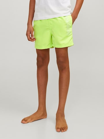 Jack & Jones Junior Σορτσάκι-μαγιό 'JPSTFiji' σε πράσινο: μπροστά
