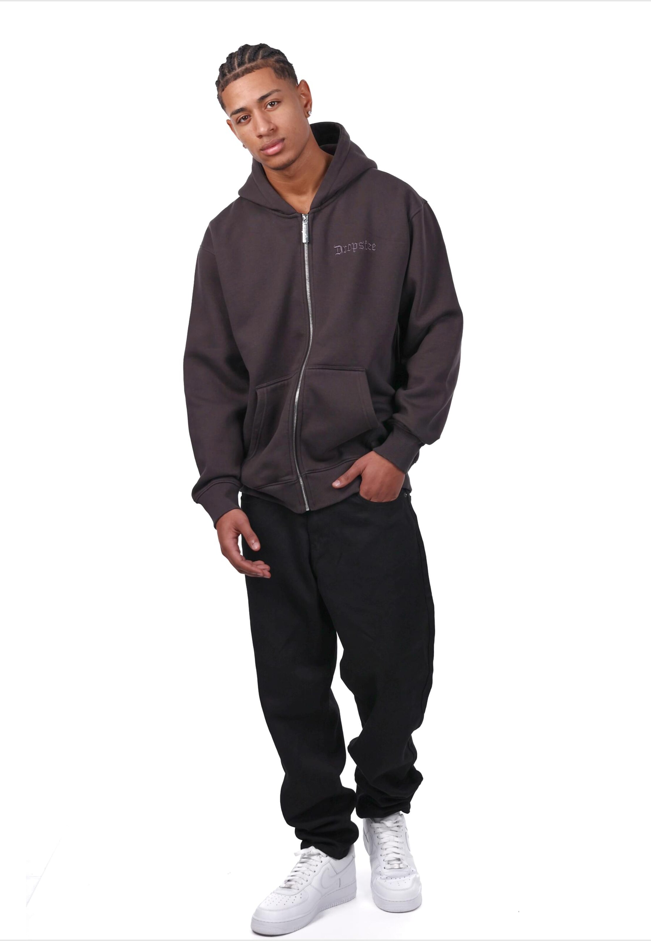 Veste de survêtement Dropsize en marron