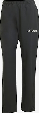ADIDAS TERREX Regular Outdoor trousers 'Liteflex' in Black: front