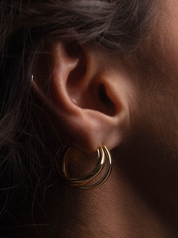 Boucles d'oreilles 'Cascade' PURELEI en or : devant