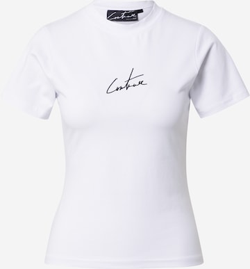 The Couture Club T-Shirt in Weiß: predná strana