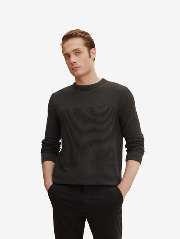 TOM TAILOR Sweater in Grey: front