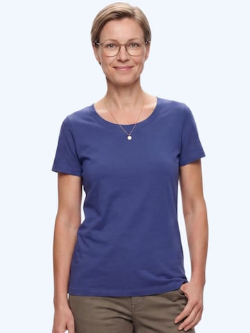 Life-Tree Shirt 'Basic' in Blue: front
