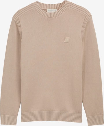 Pull-over TOM TAILOR en marron : devant