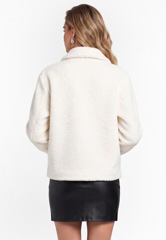 Veste en polaire faina en blanc