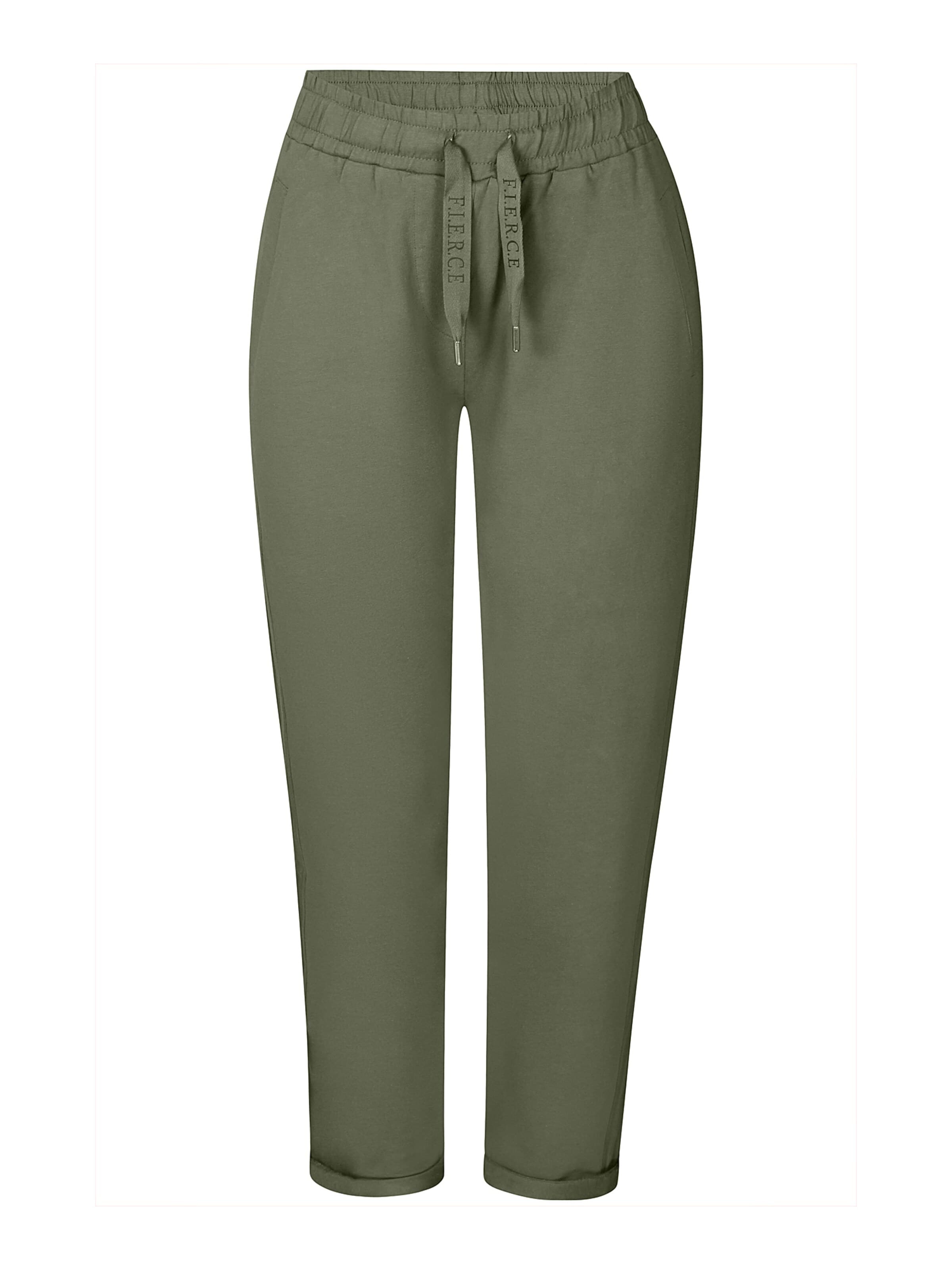 Regular Pantalon 'Gunvor 222' ze-ze en vert : devant