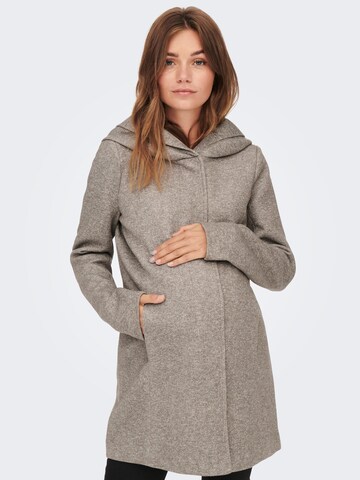 Manteau mi-saison 'Sedona' Only Maternity en gris : devant