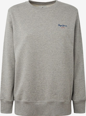 Pepe Jeans Sweatshirt 'Calista' in Grey: front