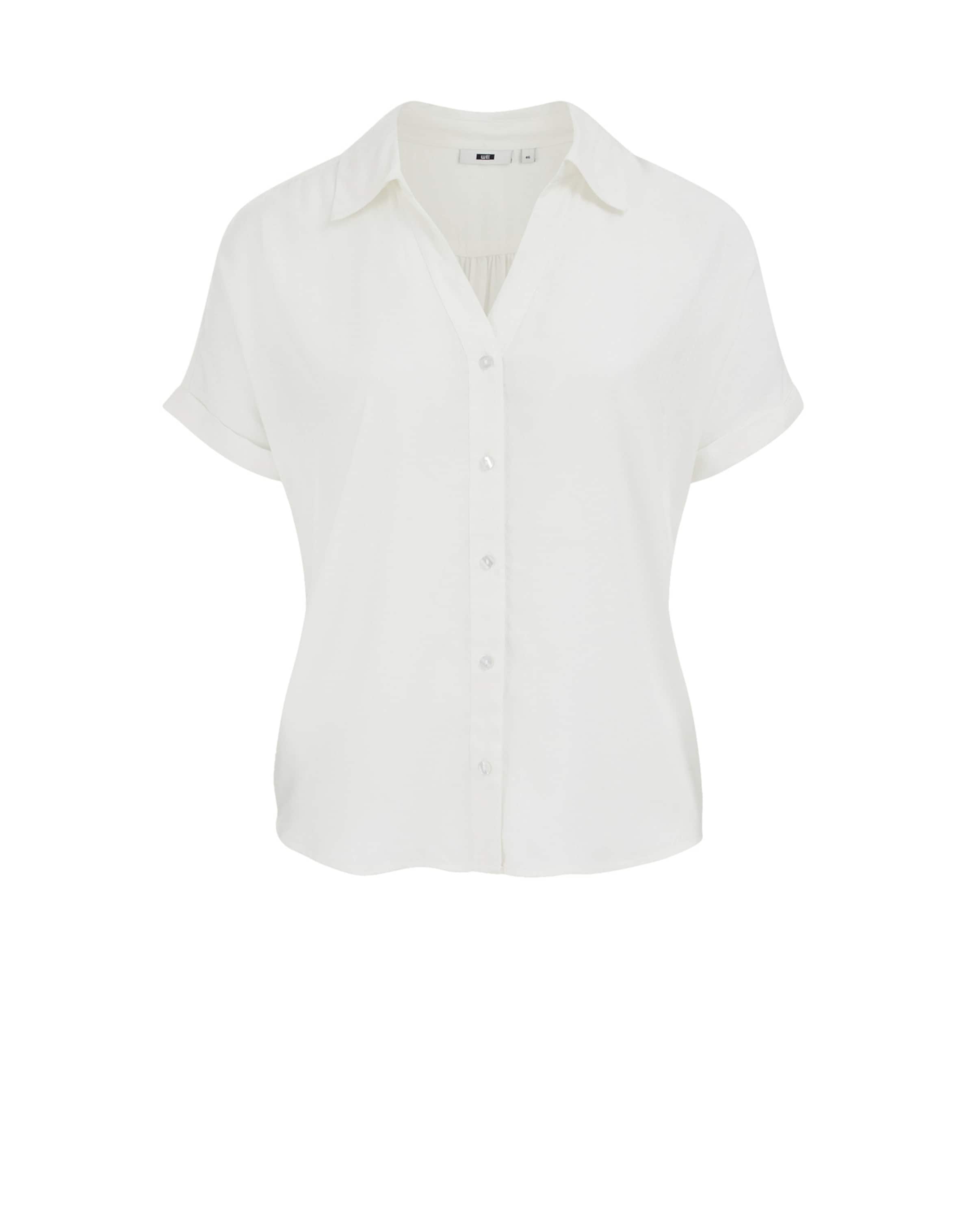 WE Fashion Блуза в бяло: отпред