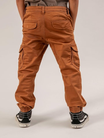 Effilé Pantalon 'Garden' Deeluxe en marron