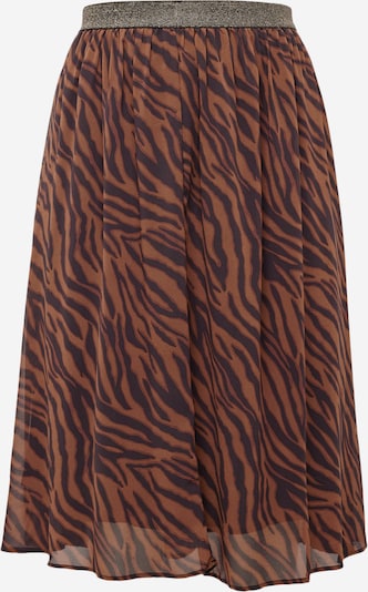 Z-One Skirt 'Gina' in Brown / Caramel / Dark brown / Muddy colored, Item view