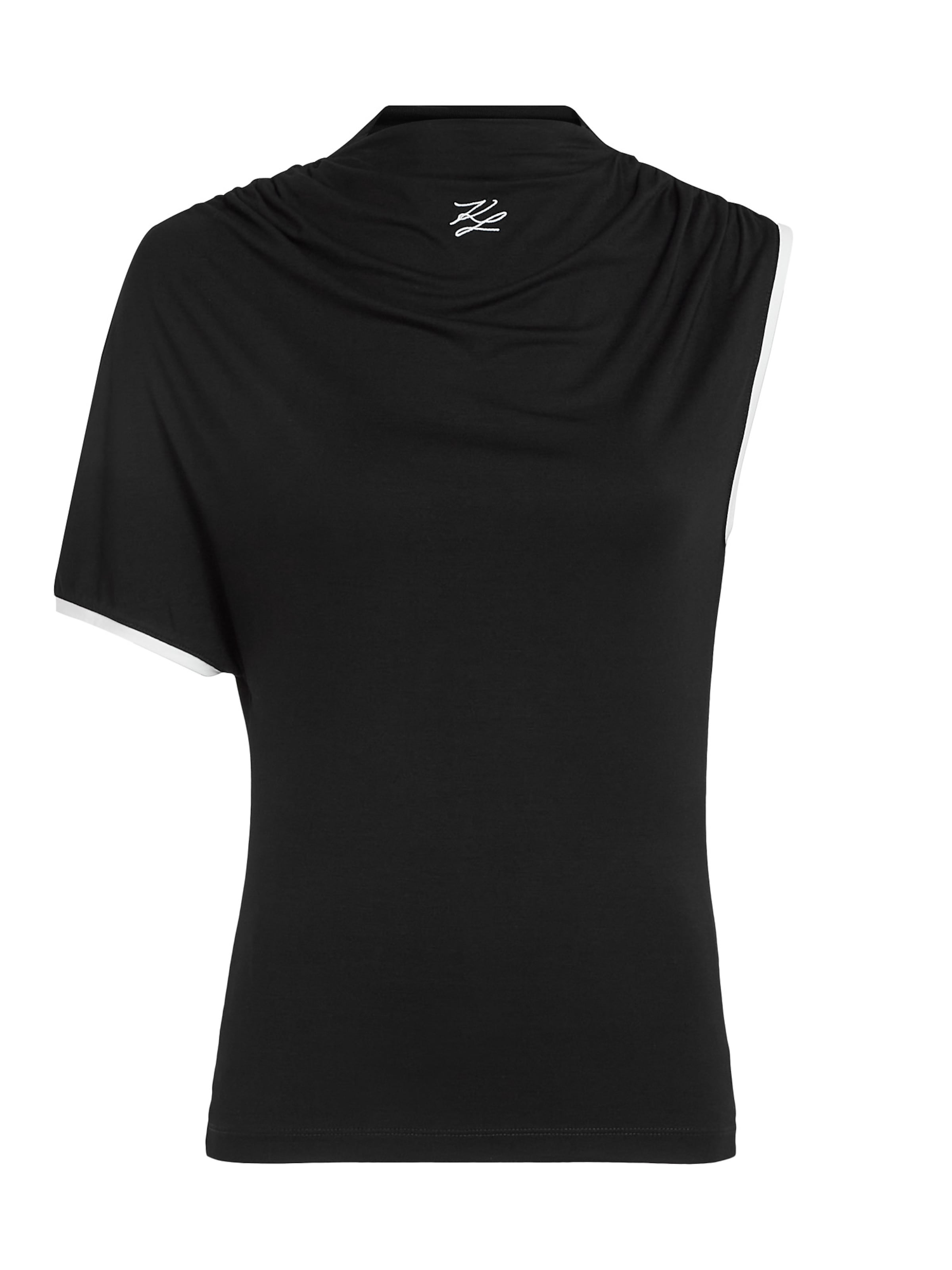 Karl Lagerfeld Топ в черно: отпред