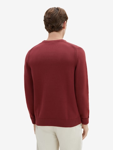 Pull-over TOM TAILOR en rouge