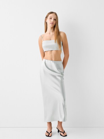 Bershka Top in Zilver
