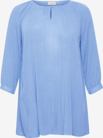 KAFFE CURVE Tunic 'Ami' in Blue: front