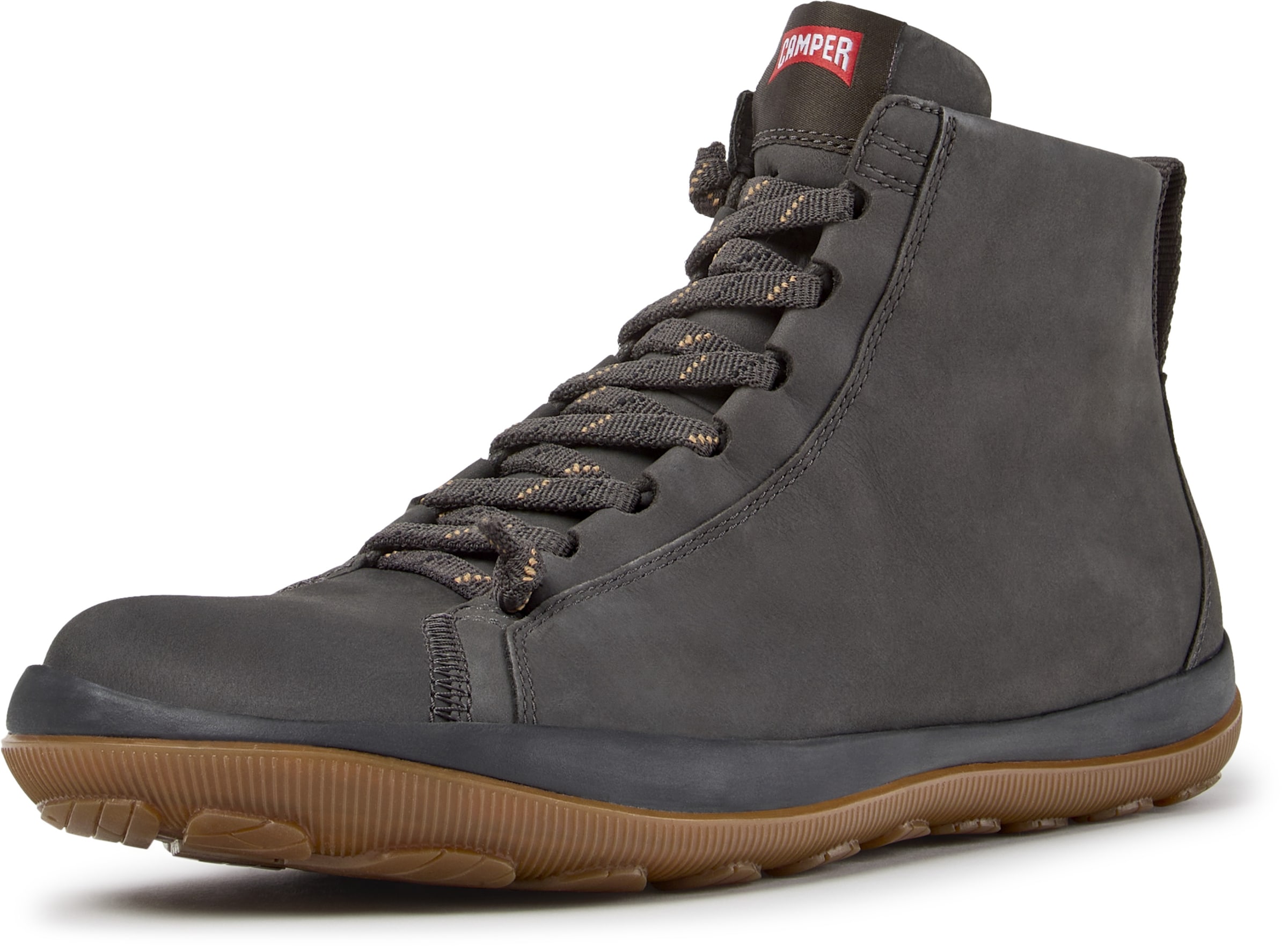 Boots stringati ' Peu Pista  ' di CAMPER in grigio: frontale