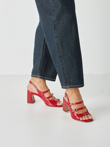 Sandales Tamaris en rouge