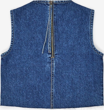 Dr. Denim Top 'Erin Top' in Blauw: voorkant