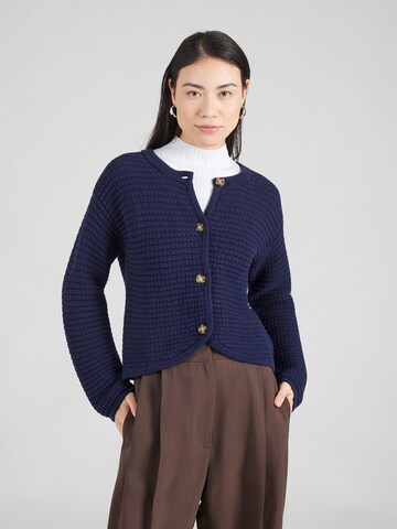 Geacă tricotată de la GAP pe albastru: față