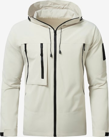 YOUTHUP Outdoorjacke in Weiß: Vorderseite